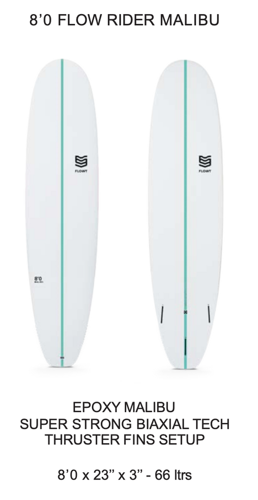 8'0 Flow Rider Malibu | Flowt Surfboards