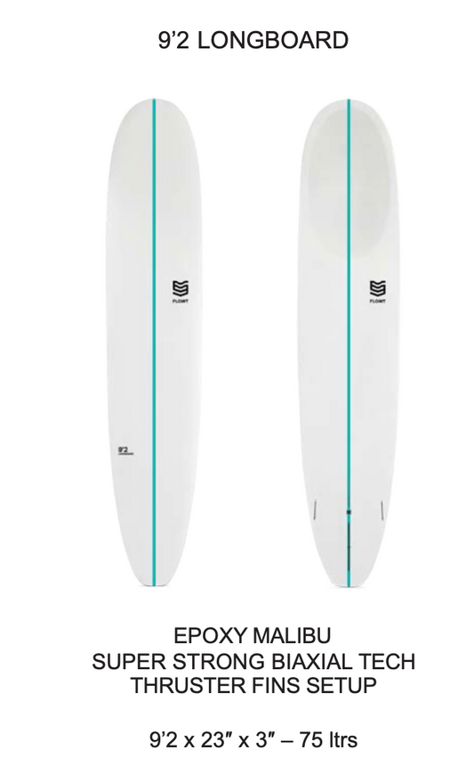 9'2 Longboard | Flowt Surfboards